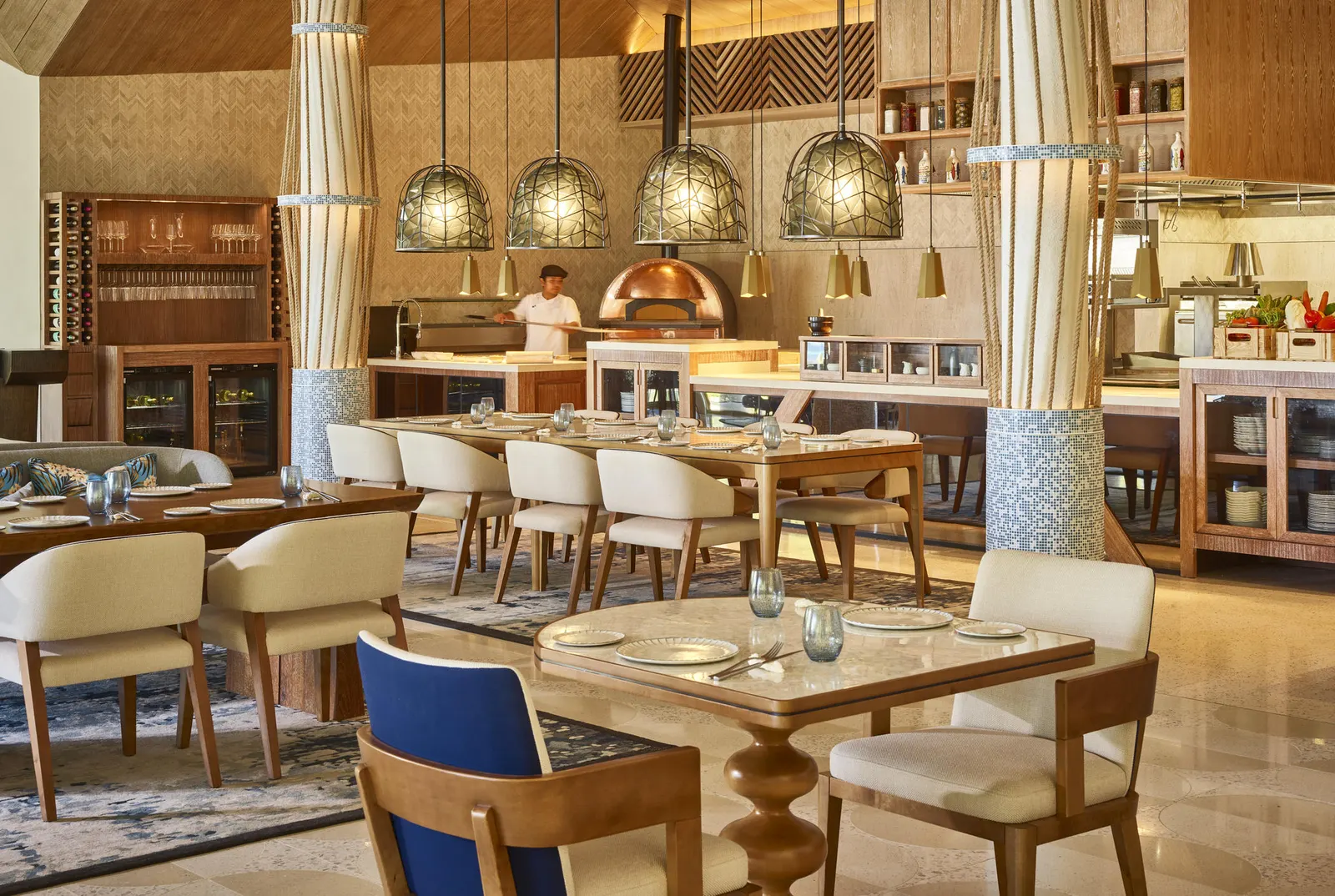 Interior of Le Perle