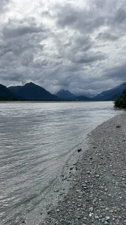 The hills and mountains that provided the backdrop for Isengard in The Lord of the Rings.